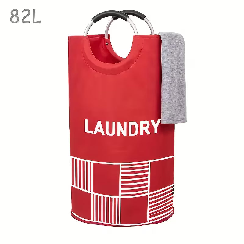 Large Capacity Laundry Basket, Laundry Hamper, Laundry Bag with Handles, Foldable Laundry Basket for Easy Storage, a Very Practical Ironing Accessory
