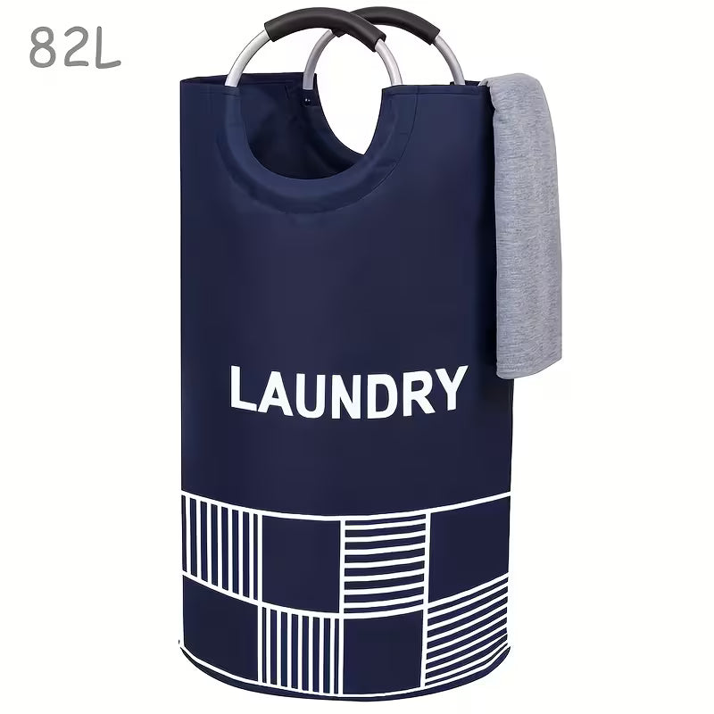 Large Capacity Laundry Basket, Laundry Hamper, Laundry Bag with Handles, Foldable Laundry Basket for Easy Storage, a Very Practical Ironing Accessory