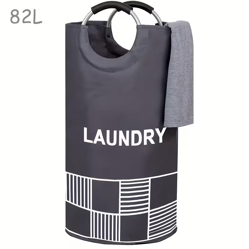 Large Capacity Laundry Basket, Laundry Hamper, Laundry Bag with Handles, Foldable Laundry Basket for Easy Storage, a Very Practical Ironing Accessory