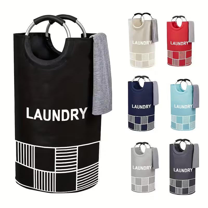 Large Capacity Laundry Basket, Laundry Hamper, Laundry Bag with Handles, Foldable Laundry Basket for Easy Storage, a Very Practical Ironing Accessory