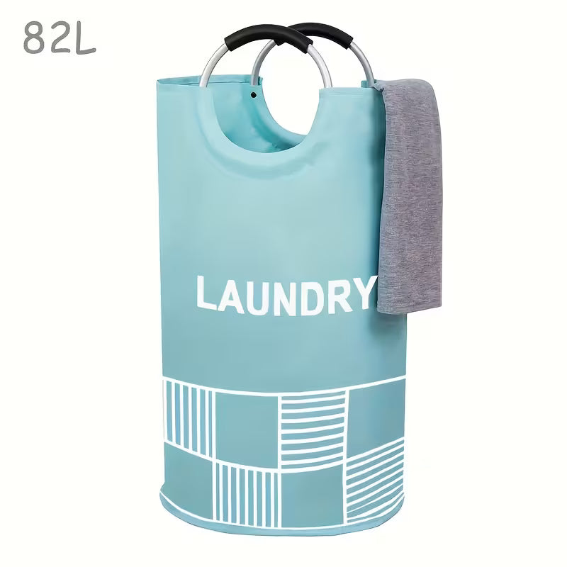 Large Capacity Laundry Basket, Laundry Hamper, Laundry Bag with Handles, Foldable Laundry Basket for Easy Storage, a Very Practical Ironing Accessory