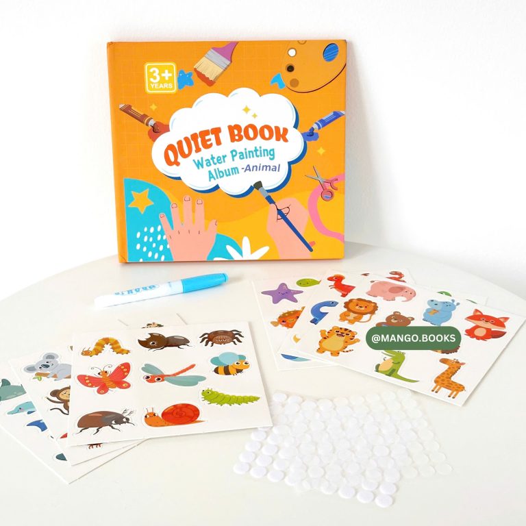 Quiet Book Water Painting Album Creativity DIY Animal & Traffic Drawing Book Educational Toys for Kids